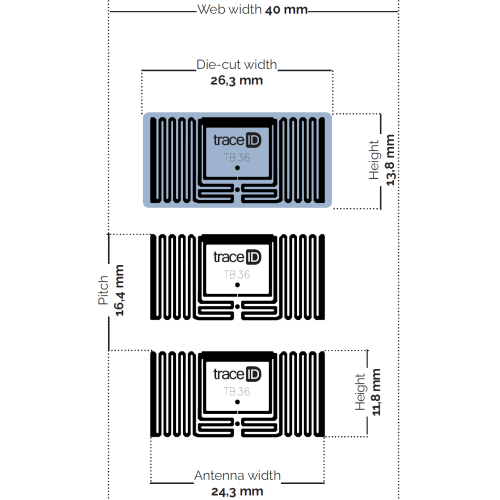 TRACE-TECH ID SOLUTIONS S.L., RAIN, RFID,  antenna, アンテナ,  tag, タグ, UHF, inlay, label, デュアル, NFC, HF, white, ホワイト, wet、ウェット, ラベル, label, printer, プリンタ, R3741L, TH-WING M7, THUNDER M7, TAR17, TER17S, TE27, TER17, THUNDERTRACE, TH-WING, TAR16 CLOWN, TH44 OMNI, TH41 CABIS, TE14 THINPROPELLER, TB24 RINGTRACE, TF36 FEST, TE26 APPAREL, TH24 HAMTRACE, TER16 THINPROPELLER, TJ24 BLADETRACE, TB36 RINGTRACE, TF34 SATELLITE, TFR26 SPY, T4015-il, TNTAG D20, TNTAG 2818