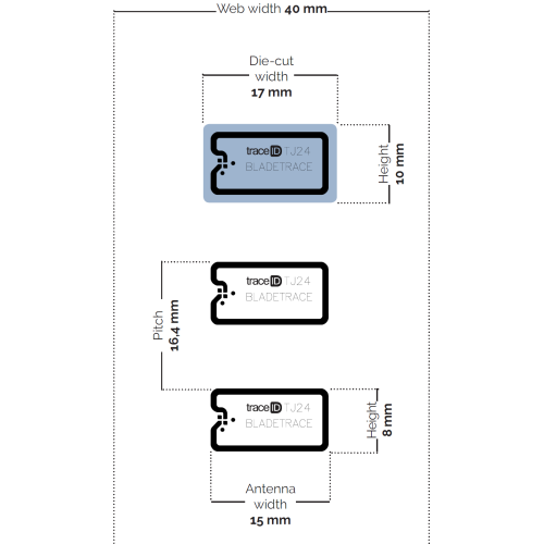 TRACE-TECH ID SOLUTIONS S.L., RAIN, RFID,  antenna, アンテナ,  tag, タグ, UHF, inlay, label, デュアル, NFC, HF, white, ホワイト, wet、ウェット, ラベル, label, printer, プリンタ, R3741L, TH-WING M7, THUNDER M7, TAR17, TER17S, TE27, TER17, THUNDERTRACE, TH-WING, TAR16 CLOWN, TH44 OMNI, TH41 CABIS, TE14 THINPROPELLER, TB24 RINGTRACE, TF36 FEST, TE26 APPAREL, TH24 HAMTRACE, TER16 THINPROPELLER, TJ24 BLADETRACE, TB36 RINGTRACE, TF34 SATELLITE, TFR26 SPY, T4015-il, TNTAG D20, TNTAG 2818